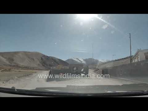 Driving through Chushul Village in eastern Ladakh near the India–China border thumbnail