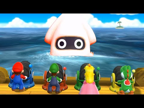 Mario Party 9 - All Boss Minigames - Mario vs Luigi vs Pach vs Yoshi( Master Difficulty) thumbnail