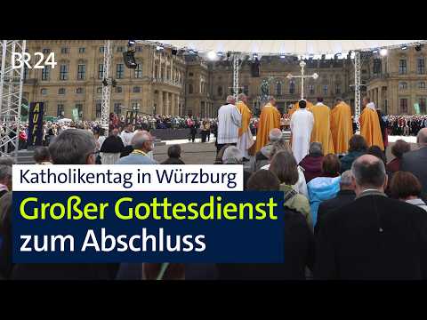 Katholikentag in Würzburg: Großer Gottesdienst zum Abschluss | BR24 thumbnail