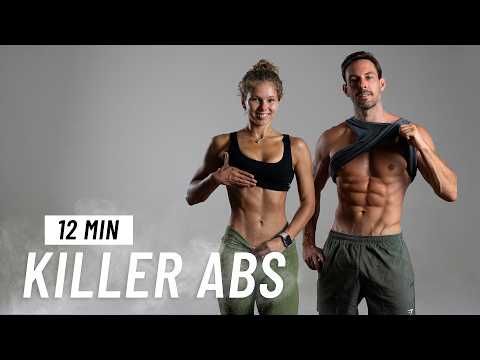 12 MIN KILLER CORE/AB WORKOUT (At Home, No Equipment) thumbnail