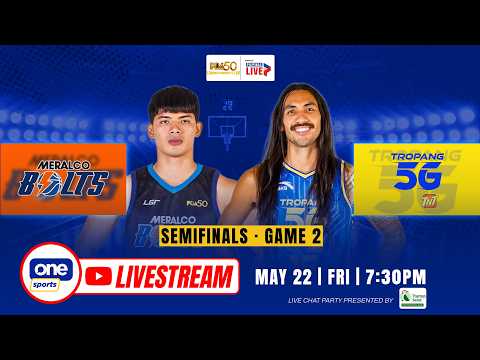 LIVE: MERALCO vs TNT | PBA SEASON 50 COMMISSIONER’S CUP SEMIS | MAY 22, 2026 thumbnail