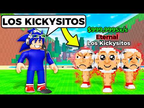 Cualquier COSA que DIGO se hace REAL en Kick a Lucky Block thumbnail