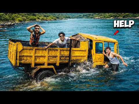 हमने Truck को डुबो दिया 😭| Underwater Driving Challenge Gone Wrong! thumbnail