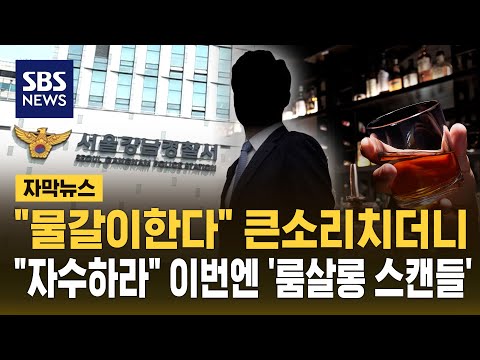 "물갈이한다" 큰소리치더니.."자수하라" 이번엔 강남경찰서 '룸살롱 스캔들' (자막뉴스) / SBS thumbnail