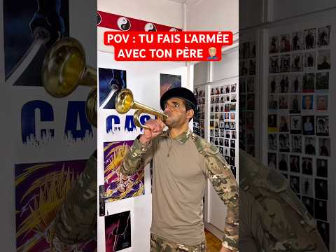 POV : TU FAIS L’ARMÉE AVEC TON PÈRE ??‍♂️ #humour #papa #drole #sketch #armée #sœur thumbnail