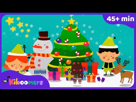 December Dance Party!🎄45 Minutes of Holiday Songs & Winter Fun for Kids ❄️ The Kiboomers thumbnail