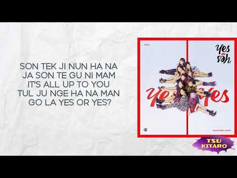 TWICE (트와이스) - YES OR YES LYRICS (EASY LYRICS) thumbnail