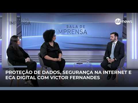 Proteção de dados, segurança na internet e ECA Digital com Victor Fernandes | Sala de Imprensa #24 thumbnail