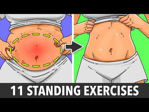 11 Standing Exercises - Belly Fat Burner (2 rounds) thumbnail
