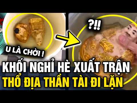 Đang yên đang lành THÌ NGHỈ HÈ, ngày nào 2 ông thần tài thổ địa bị đem đi TẬP LẶN | Tin 3 Phút thumbnail