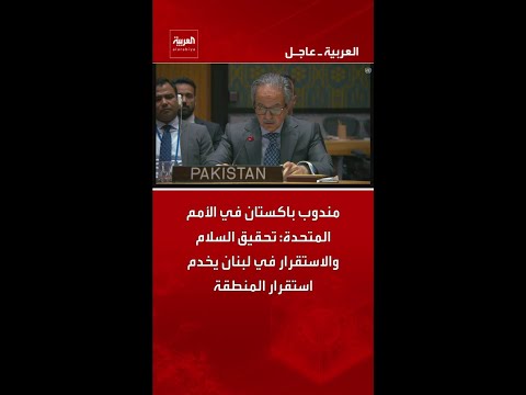 مندوب باكستان في الأمم المتحدة: تحقيق السلام والاستقرار في لبنان يخدم استقرار المنطقة thumbnail