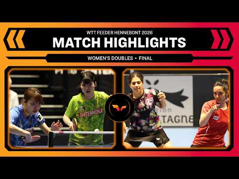 Muramatsu/Aoki vs Ghosh/Kotecha | WD Final | WTT Feeder Hennebont 2026 thumbnail