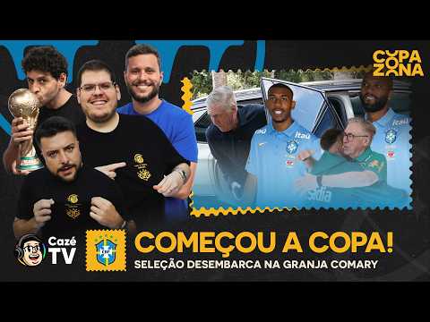 COMEÇOU A COPA DO MUNDO! A SELEÇÃO SE APRESENTA NA GRANJA PARA INICIAR A PREPARAÇÃO! | COPAZONA thumbnail