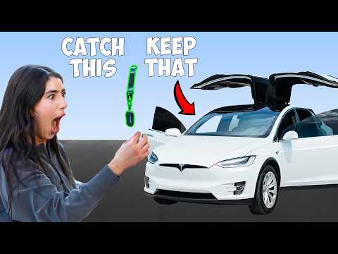 If You Catch The Keys, You Keep The Tesla! thumbnail
