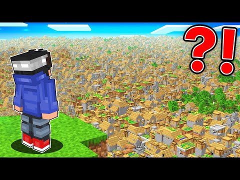 Endless Super Village in Minecraft thumbnail