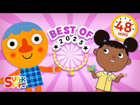 Best of 2025! ⭐️ | Wrapped Fan Favorite Songs of the Year! | Super Simple Songs thumbnail