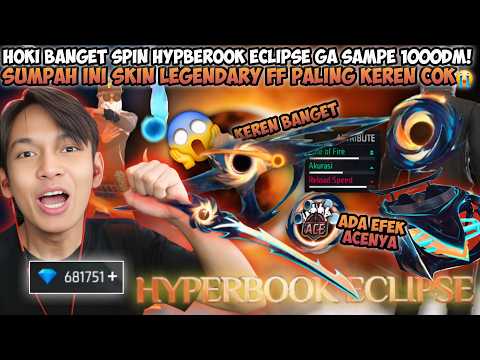 GUA HOKI BANGET SPIN HYPBEROOK ECLIPSE GA NYAMPE 1000DM! SUMPAH INI SKIN LEGENDARY PALING KEREN COK😭 thumbnail