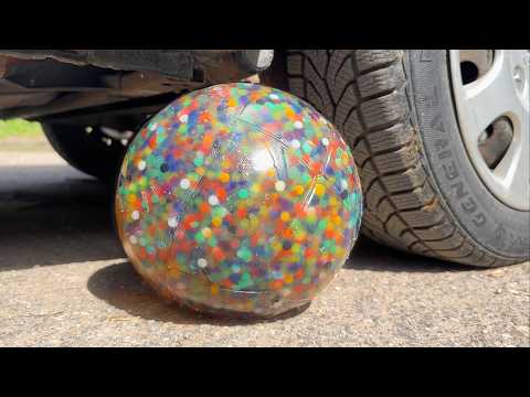 ORBEEZ COCA COLA BALLOON VS CAR, Coca Cola Zero, PowerAde, Fanta, Sprite, Fruko and Mentos Diff Unde thumbnail