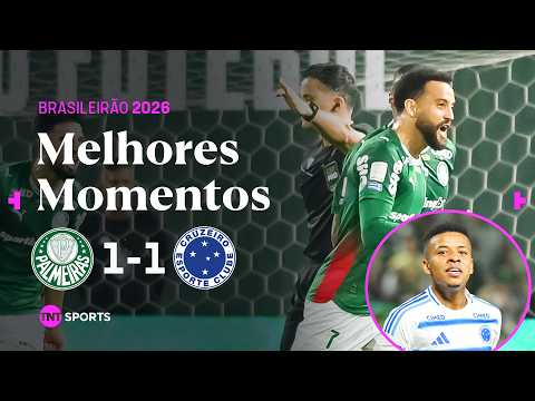 CRUZEIRO SAI NA FRENTE, MAS FELIPE ANDERSON MARCA GOLAÇO E EMPATA! PALMEIRAS 1X1 CRUZEIRO thumbnail