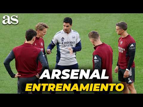 ARSENAL, ENTRENAMIENTO COMPLETO antes de la FINAL de la CHAMPIONS LEAGUE vs. PSG thumbnail