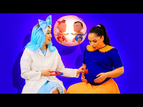 The Babies Are Coming Soon | Mommy Has Twins in Her Belly & Mommy Tummy Surprize | Kids Funny Songs thumbnail