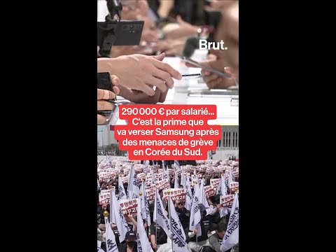 290 000 euros… c’est la prime que vont toucher des salariés de Samsung en Corée du Sud. thumbnail