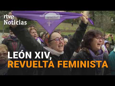 Las MUJERES reclaman al papa LEÓN XIV CAMBIOS e IGUALDAD |RTVE Noticias thumbnail