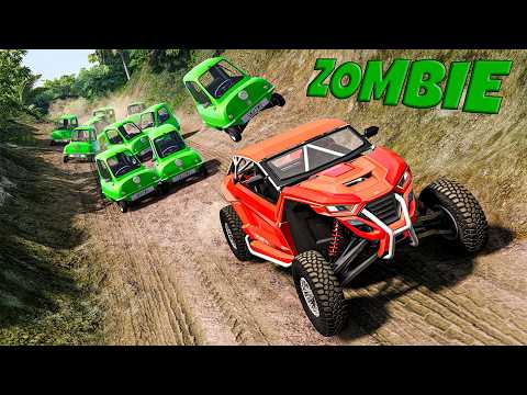 ❄️ BEZLUDNA WYSPA ZOMBIE KONTRA AUTA! | BeamNG Drive | thumbnail