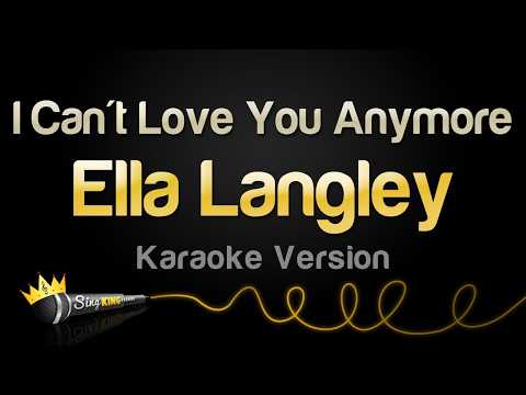 Ella Langley - I Can't Love You Anymore (Karaoke Version) thumbnail