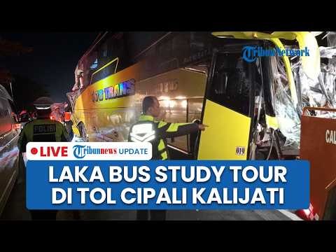 ?LIVE: Laka Maut Beruntun Bus Study Tour SMP dengan 2 Truk di Tol Cipali Kalijati, Kernet Tewas thumbnail