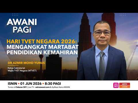 AWANI Pagi: Hari Tvet Negara | Mengangkat Martabat Pendidikan Kemahiran thumbnail