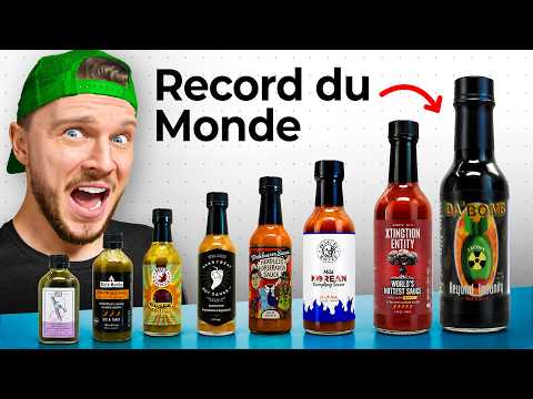 J’ai Testé les Sauces les Plus Piquantes du Monde ! (je regrette..🔥) thumbnail
