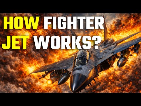 How Fighter Jets Work? Aerodynamics, Jet Engines, Supersonic Flight and Flight Control Systems thumbnail