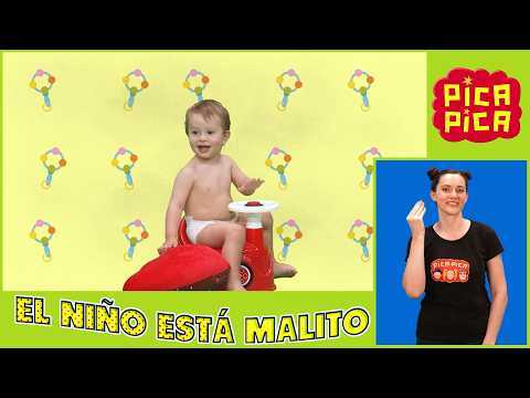 Pica-Pica ✊ LENGUA DE SIGNOS: El Niño Está Malito (Videoclip Oficial) #picapica thumbnail
