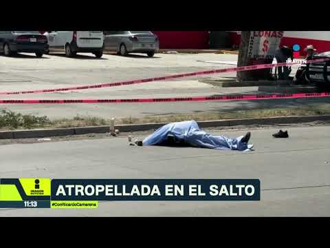 Camioneta de transporte empresarial atropella y mata a mujer de la tercera edad en El Salto thumbnail