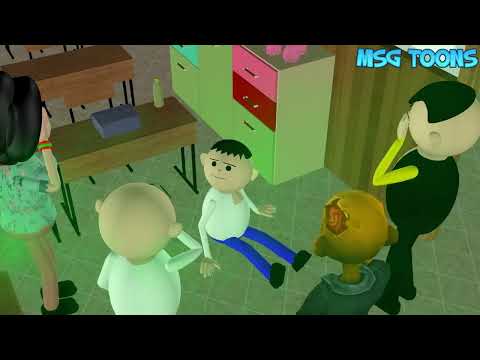 CLASSROOM ME PADORA (क्लासरूम में पदौरा ) MSG TOONS Comedy Funny Video thumbnail