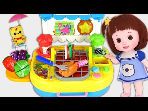 Baby Doli cooking grill food and mart play thumbnail