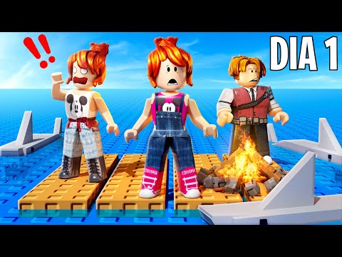 PRESOS NO MEIO DO MAR EM FAMÍLIA! (Survive on a Raft) thumbnail