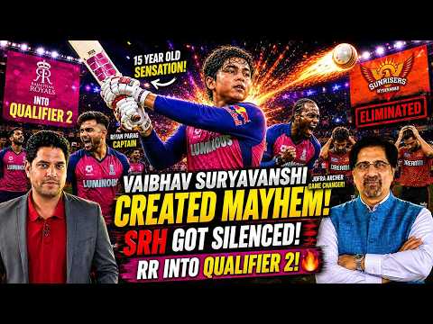 VAIBHAV SURYAVANSHI CREATED MAYHEM! | SRH GOT SILENCED! | RR INTO QUALIFIER 2! thumbnail