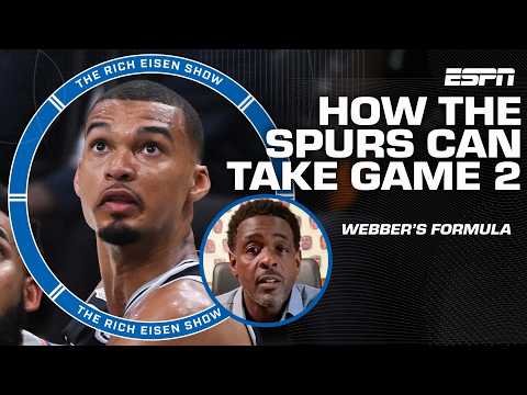 Chris Webber says the Spurs are ‘in trouble’ without THESE adjustments in Game 2 👀 | Rich Eisen Show thumbnail