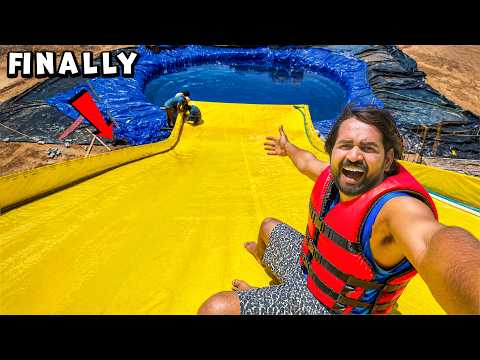Finally Biggest Water Slide Is Complete…🥹 | Personal Water Park | Part-3 | DAY 47 thumbnail