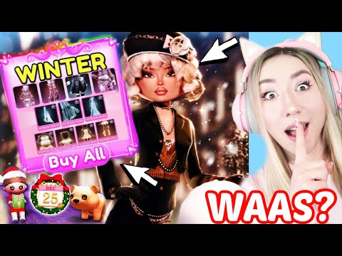 kleines MÄDCHEN NOOB spielt NEUES WEIHNACHTEN UPDATE in DRESS to IMPRESS (neuer WINTER SECRET CODE) thumbnail