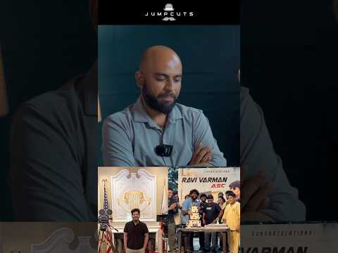 Vkk about Cinematographer ravi varman’s Asc award                      #jumpcuts #ravivarman thumbnail