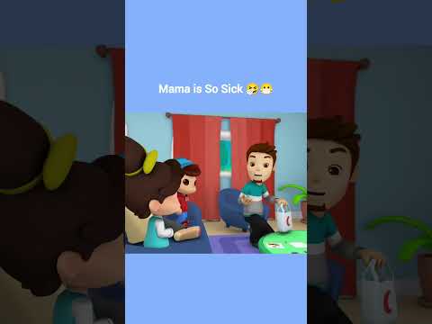 Mama is So Sick 🤧😷 | Islamic Series & Songs For Kids | Omar & Hana English thumbnail