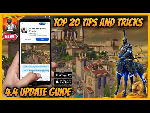 ?BGMI 4.4 Update | Top 20 Tips & Tricks | Complete 4.4 Update Guide and New Features thumbnail