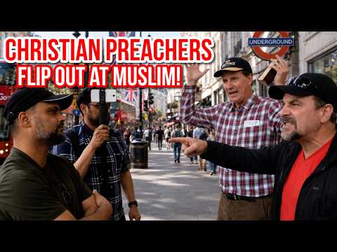Christian Preachers flip out at Muslim! Hashim Vs Christian Preachers | Speakers Corner | Hyde Park thumbnail