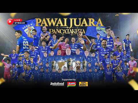 ? [LIVE] - Pawai Juara PERSIB | Threepeat Champions #PANCATAKHTA ??? thumbnail