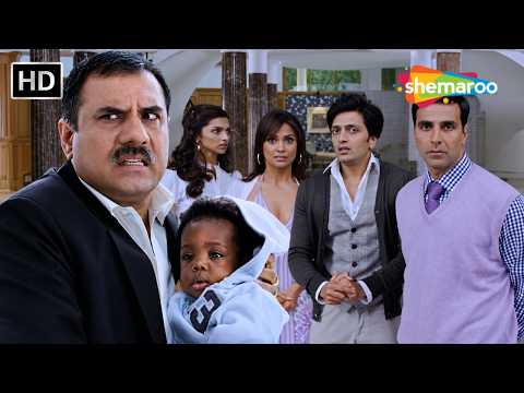 आ तो डांबर नो टुकड़ो छे! 🌚😂| Akshay Kumar, Deepika Padukone, Ritesh Deshmukh | Housefull Comedy Scene thumbnail