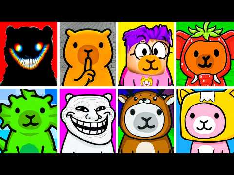 Finding EVERY CAPYBARA In ROBLOX FIND THE CAPYBARA!? (ALL CAPYBARAS UNLOCKED!) thumbnail