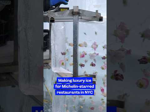 Here's how #luxury #ice is made for Michelin-starred #restaurants in NYC. #water #bars thumbnail